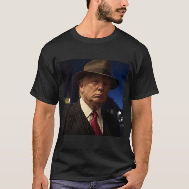 American President Donald Trump Godfather T-Shirt (Front)