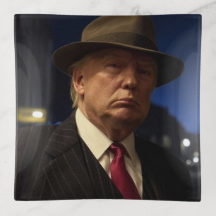 American President Donald Trump Godfather Trinket Tray