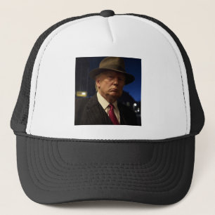 American President Donald Trump Godfather Trucker Hat