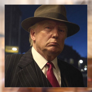 American President Donald Trump Godfather Window Cling
