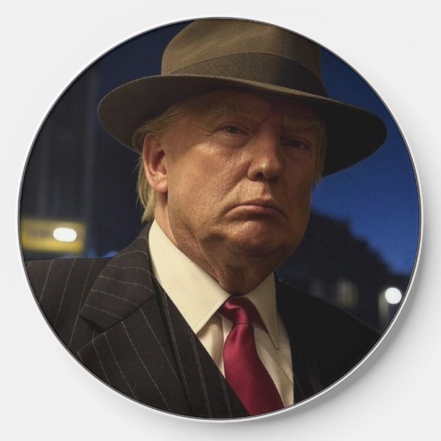 American President Donald Trump Godfather Wireless Charger (Front)