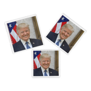 American President Donald Trump White House Acrylic Tray
