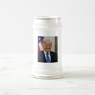 American President Donald Trump White House Beer Stein