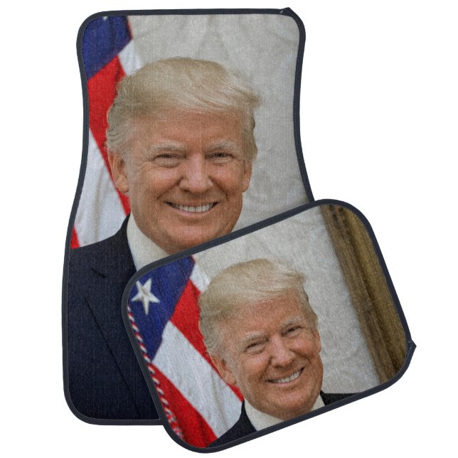 American President Donald Trump White House Car Floor Mat (Set)