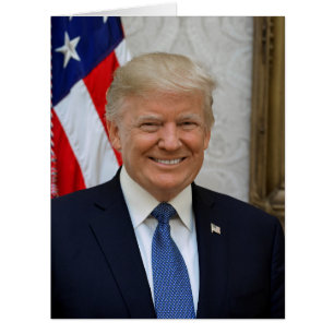 American President Donald Trump White House Cards