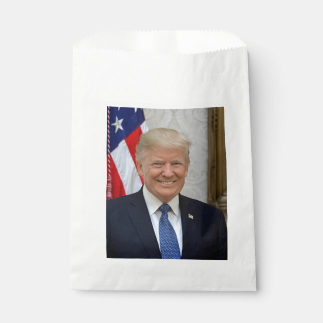 American President Donald Trump White House Favor Bag (Front)