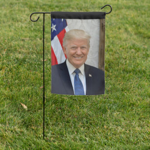 American President Donald Trump White House Garden Flag
