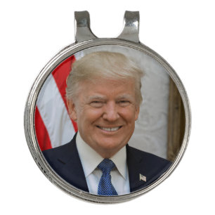 American President Donald Trump White House Golf Hat Clip