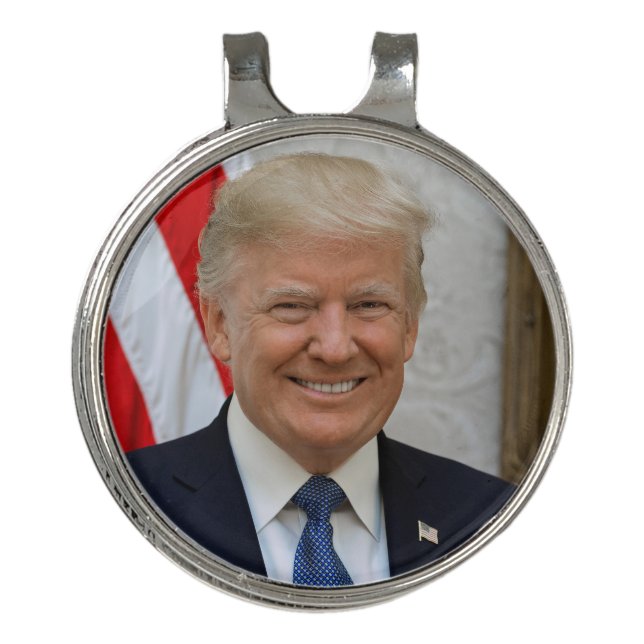 American President Donald Trump White House Golf Hat Clip (Front)