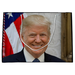 American President Donald Trump White House Large Gift Bag