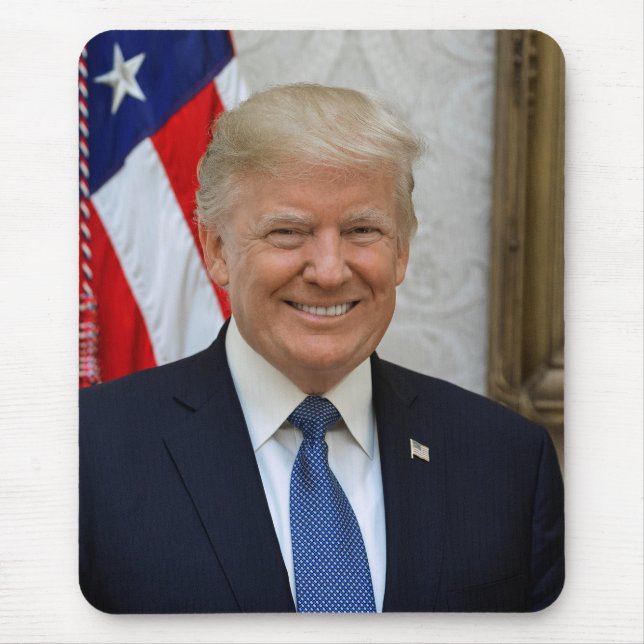 American President Donald Trump White House Mouse Pad (Front)