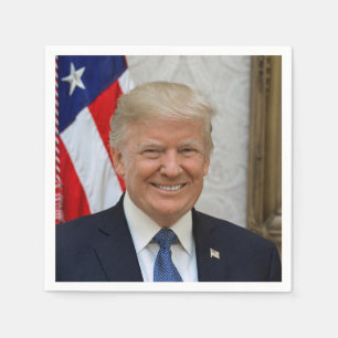 American President Donald Trump White House Napkins