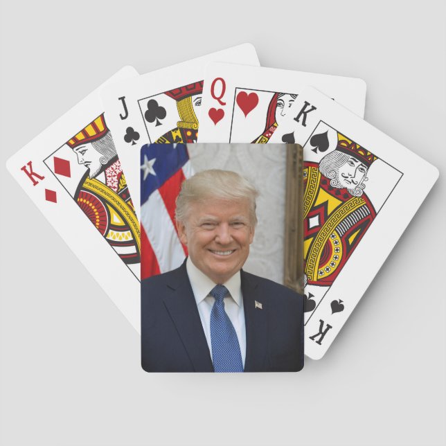 American President Donald Trump White House Poker Cards (Back)