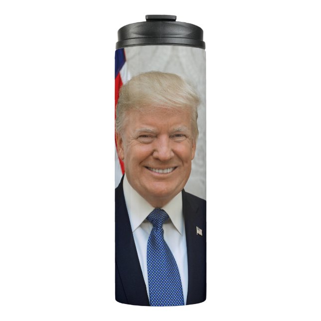 American President Donald Trump White House Thermal Tumbler (Front)