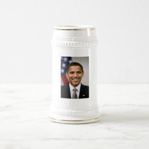 American President Elect Barack Obama Beer Stein