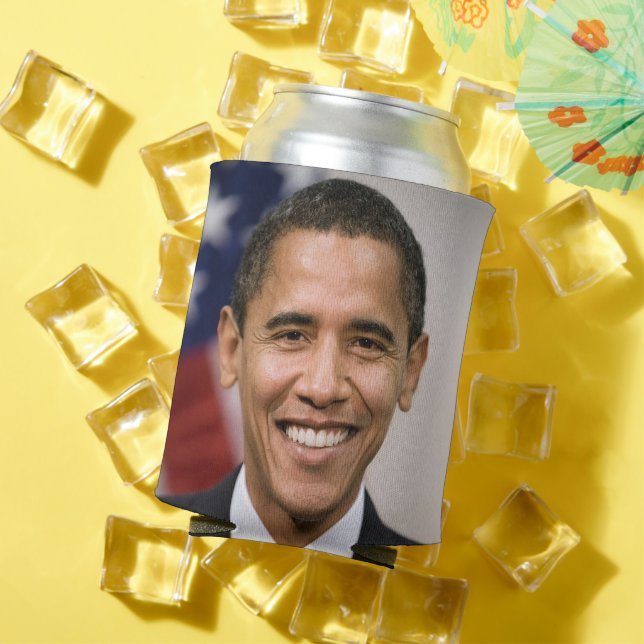 American President Elect Barack Obama  Can Cooler (In Situ Summer)