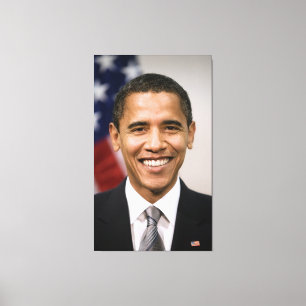 American President Elect Barack Obama  Canvas Print