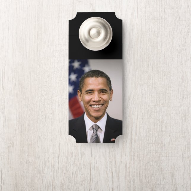 American President Elect Barack Obama  Door Hanger (On Knob)