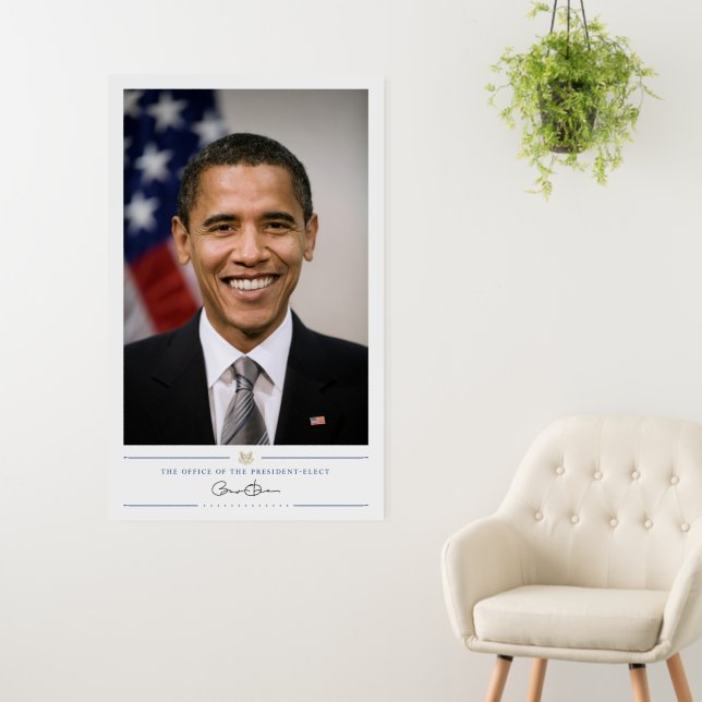 American President Elect Barack Obama  Foam Board (In Situ (Wall))