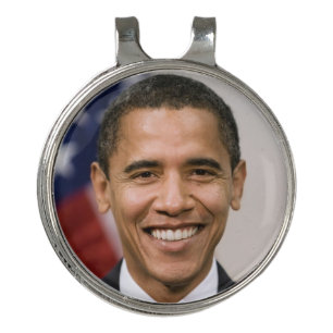 American President Elect Barack Obama  Golf Hat Clip