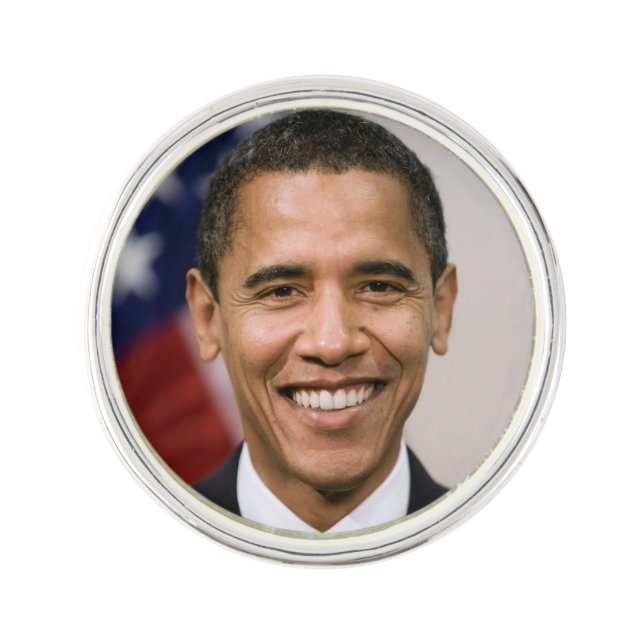 American President Elect Barack Obama  Lapel Pin (Front)