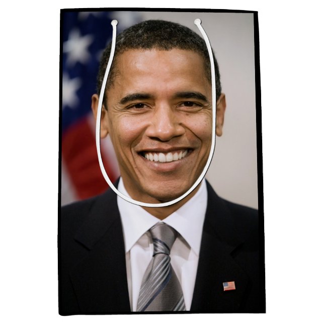 American President Elect Barack Obama  Medium Gift Bag (Front)