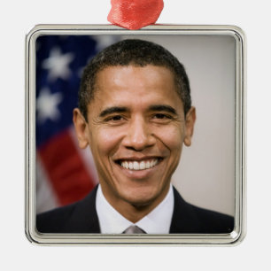 American President Elect Barack Obama  Metal Ornament