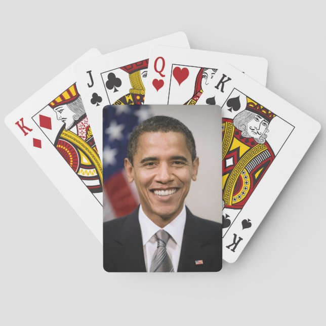 American President Elect Barack Obama  Poker Cards (Back)