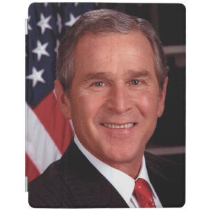 American President George Bush Christmas Card iPad Smart Cover