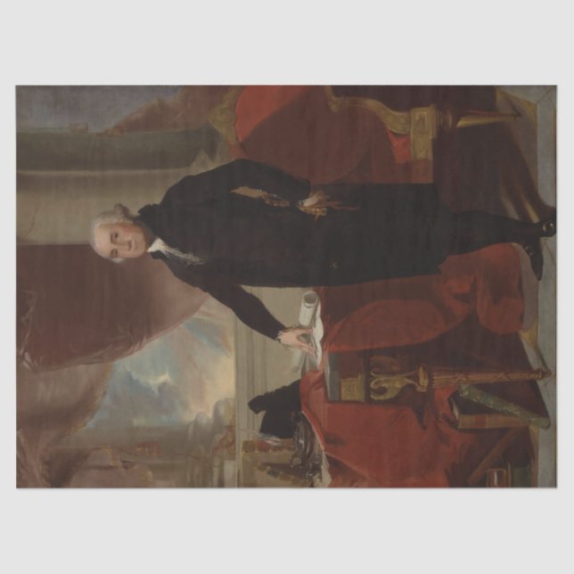 American President George Washington Lansdowne  Tissue Paper (Front)