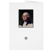 American President George Washington Painting (Back)
