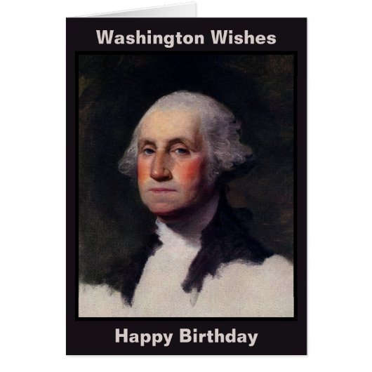 American President George Washington Painting (Front)