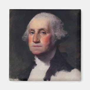 American President George Washington Painting Magnet