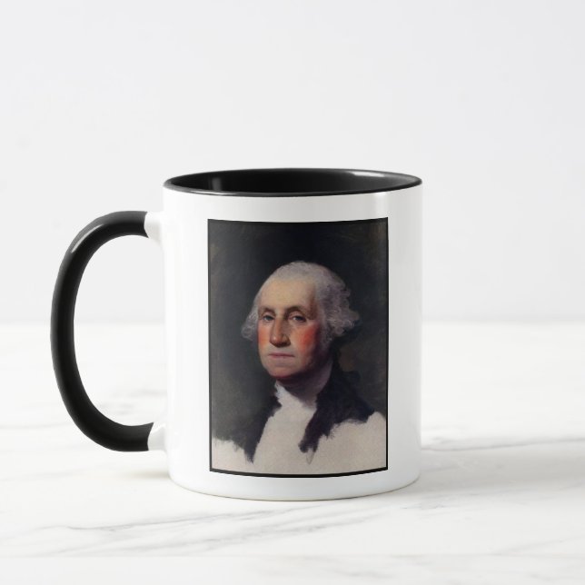 American President George Washington Painting Mug (Left)
