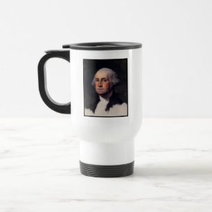 American President George Washington Painting Travel Mug