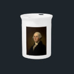 American President George Washington, Stuart Beverage Pitcher<br><div class="desc">American President George Washington, Stuart : George Washington 1st American President by Stuart. On April 30, 1789, George Washington, standing on the balcony of Federal Hall on Wall Street in New York, took his oath of office as the first President of the United States. “As the first of every thing,...</div>
