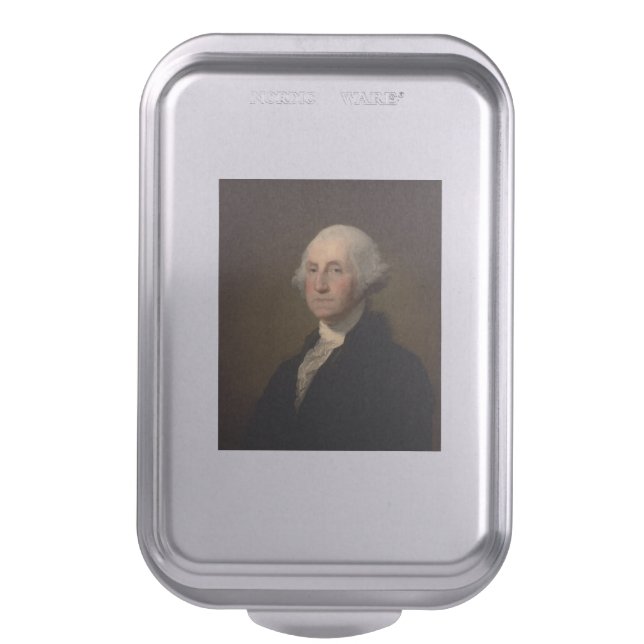 American President George Washington, Stuart Cake Pan (Front Vertical)
