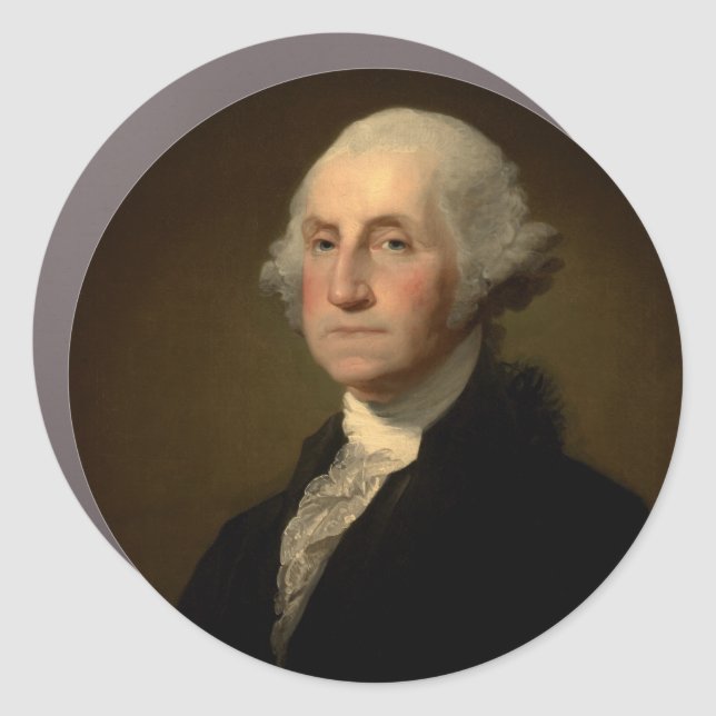 American President George Washington, Stuart Car Magnet (Front)
