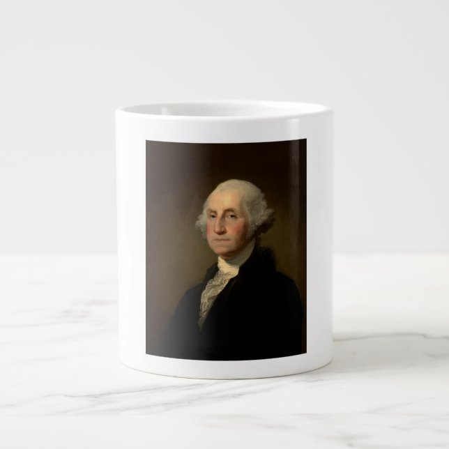 American President George Washington, Stuart Giant Coffee Mug (Front)
