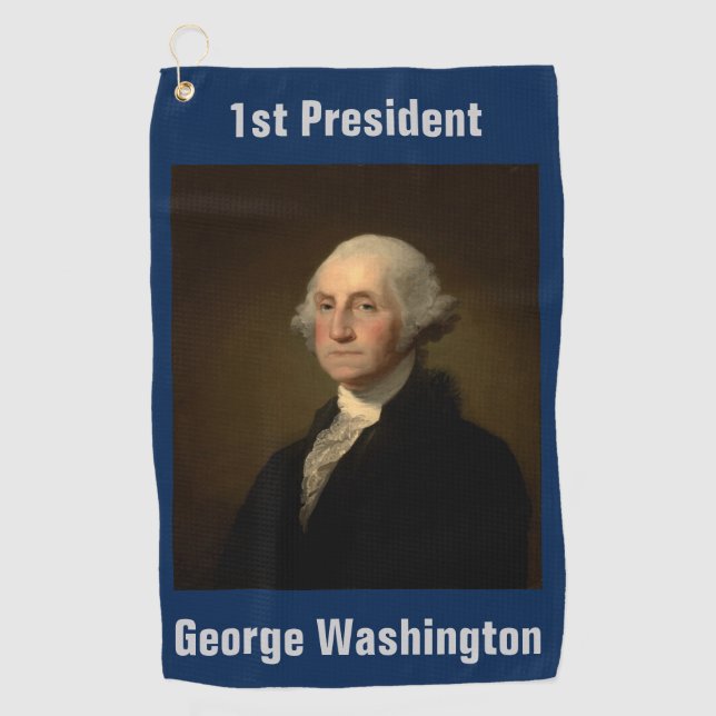 American President George Washington, Stuart Golf Towel (Front)