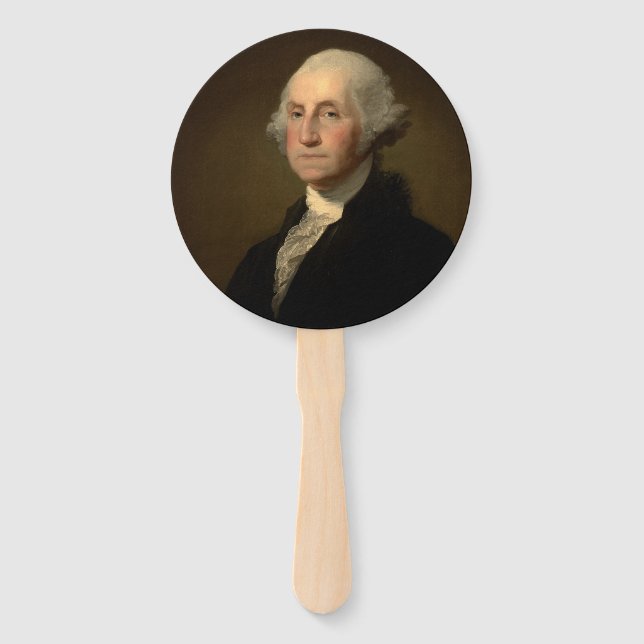 American President George Washington, Stuart Hand Fan (Front)