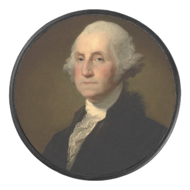 American President George Washington, Stuart Hockey Puck (Front)