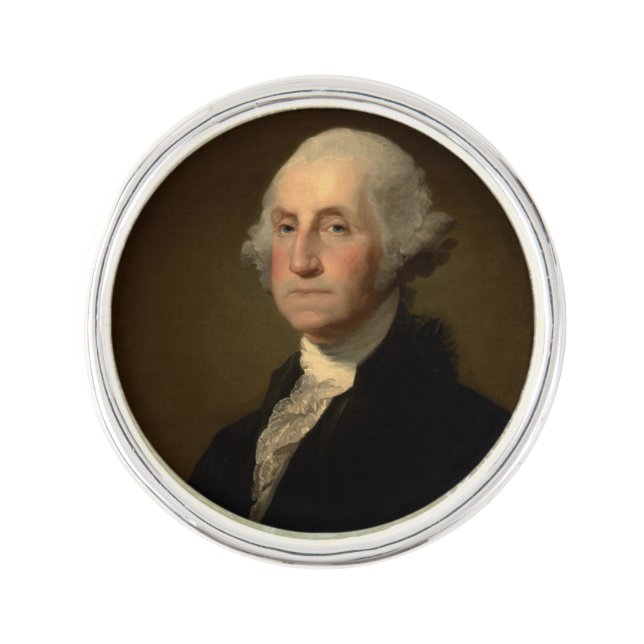 American President George Washington, Stuart Lapel Pin (Front)