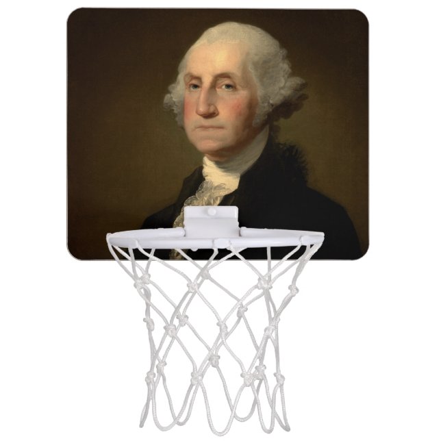 American President George Washington, Stuart Mini Basketball Hoop (Front)