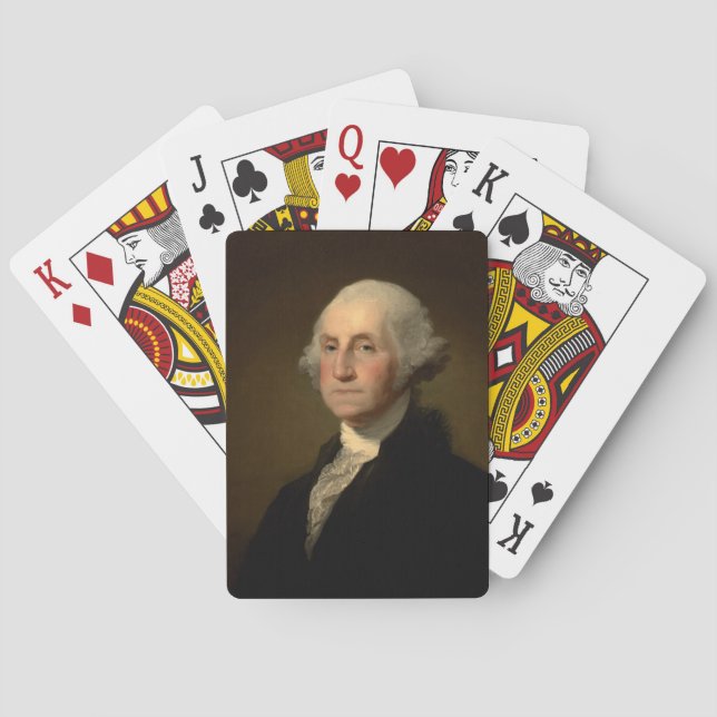 American President George Washington, Stuart Poker Cards (Back)