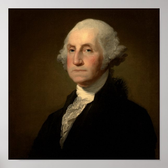 American President George Washington, Stuart Poster (Front)