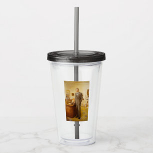 American President James Earl Carter Oval Office Acrylic Tumbler
