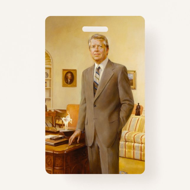 American President James Earl Carter Oval Office Badge (Front)