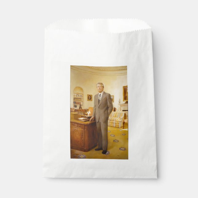 American President James Earl Carter Oval Office Favor Bag (Front)