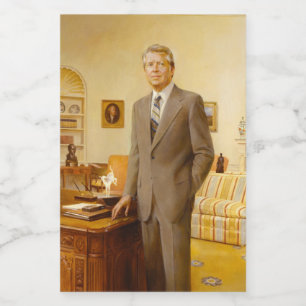 American President James Earl Carter Oval Office Food Label